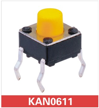 6*6*4.3-21MM輕觸開(kāi)關(guān) KAN0611